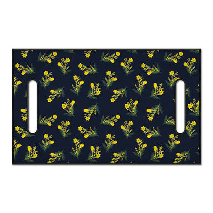 Spring Daffodil Flower Pattern Print Golf Cart Seat Cover