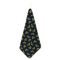 Spring Daffodil Flower Pattern Print Hand Towel