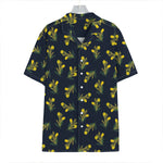 Spring Daffodil Flower Pattern Print Hawaiian Shirt