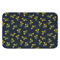 Spring Daffodil Flower Pattern Print Indoor Door Mat