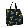 Spring Daffodil Flower Pattern Print Insulated Lunch Tote