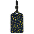 Spring Daffodil Flower Pattern Print Luggage Tag