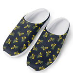 Spring Daffodil Flower Pattern Print Mesh Casual Shoes