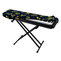 Spring Daffodil Flower Pattern Print Piano Keyboard Cover