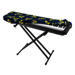 Spring Daffodil Flower Pattern Print Piano Keyboard Cover
