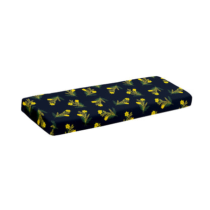 Spring Daffodil Flower Pattern Print Piano Keyboard Cover