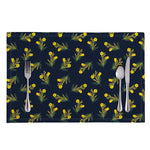 Spring Daffodil Flower Pattern Print Placemat