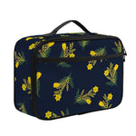 Spring Daffodil Flower Pattern Print Portable Lunch Bag