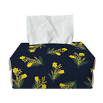Spring Daffodil Flower Pattern Print Rectangle Tissue Box Cover