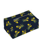 Spring Daffodil Flower Pattern Print Rectangle Tissue Box Cover