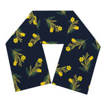 Spring Daffodil Flower Pattern Print Scarf