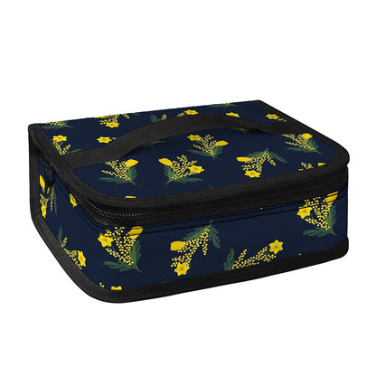 Spring Daffodil Flower Pattern Print Small Lunch Bag