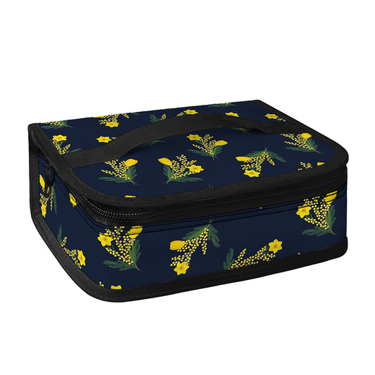 Spring Daffodil Flower Pattern Print Small Lunch Bag