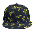 Spring Daffodil Flower Pattern Print Snapback Cap