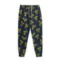 Spring Daffodil Flower Pattern Print Sweatpants