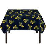Spring Daffodil Flower Pattern Print Tablecloth