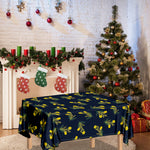 Spring Daffodil Flower Pattern Print Tablecloth