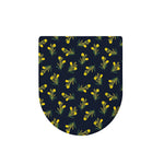 Spring Daffodil Flower Pattern Print Toilet Lid Cover
