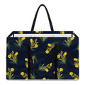 Spring Daffodil Flower Pattern Print Utility Tote Bag