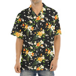 Spring Lily Flowers Pattern Print Aloha Shirt