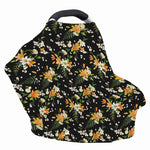 Spring Lily Flowers Pattern Print Baby Seat Cover