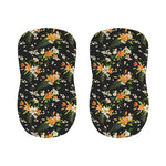 Spring Lily Flowers Pattern Print Bar Stool Covers