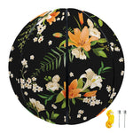 Spring Lily Flowers Pattern Print Basketball