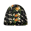 Spring Lily Flowers Pattern Print Beanie