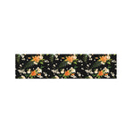 Spring Lily Flowers Pattern Print Bed Runner