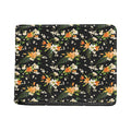 Spring Lily Flowers Pattern Print Bifold Wallet