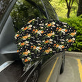 Spring Lily Flowers Pattern Print Car Side Mirror Covers