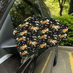 Spring Lily Flowers Pattern Print Car Side Mirror Covers