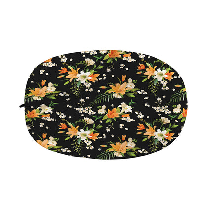 Spring Lily Flowers Pattern Print Car Side Mirror Covers