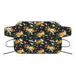 Spring Lily Flowers Pattern Print Car Windshield Snow Cover