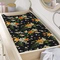 Spring Lily Flowers Pattern Print Changing Pad Cover