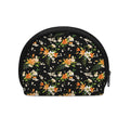 Spring Lily Flowers Pattern Print Coin Purse