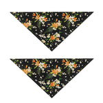 Spring Lily Flowers Pattern Print Dog Bandana