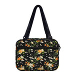 Spring Lily Flowers Pattern Print Double Strap Bible Bag