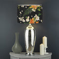 Spring Lily Flowers Pattern Print Drum Lamp Shade