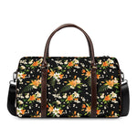 Spring Lily Flowers Pattern Print Duffle Bag