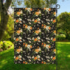 Spring Lily Flowers Pattern Print Garden Flag