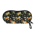 Spring Lily Flowers Pattern Print Glasses Case