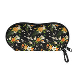 Spring Lily Flowers Pattern Print Glasses Case