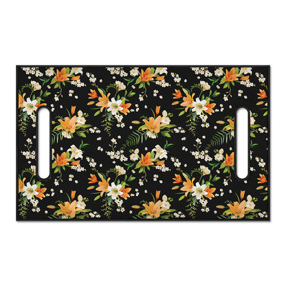 Spring Lily Flowers Pattern Print Golf Cart Seat Cover