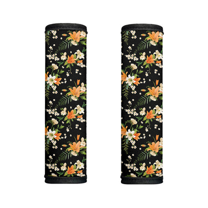 Spring Lily Flowers Pattern Print Handle Covers