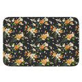 Spring Lily Flowers Pattern Print Indoor Door Mat