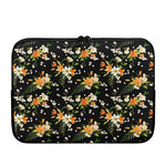 Spring Lily Flowers Pattern Print Laptop Sleeve