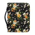 Spring Lily Flowers Pattern Print Leather Bible Cover