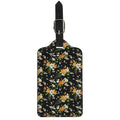 Spring Lily Flowers Pattern Print Luggage Tag