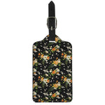 Spring Lily Flowers Pattern Print Luggage Tag